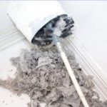 dryer vent cleaning with its brush