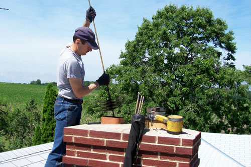 chimney sweeping