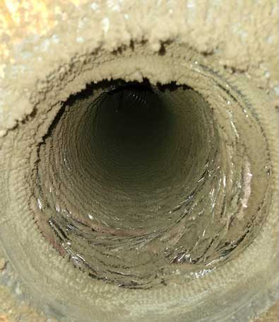 Before photo of dusty supply vent before air duct cleaning by Noble Air